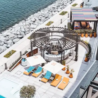 Combined Pool Side Terrace