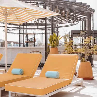 Combined Pool Side Terrace