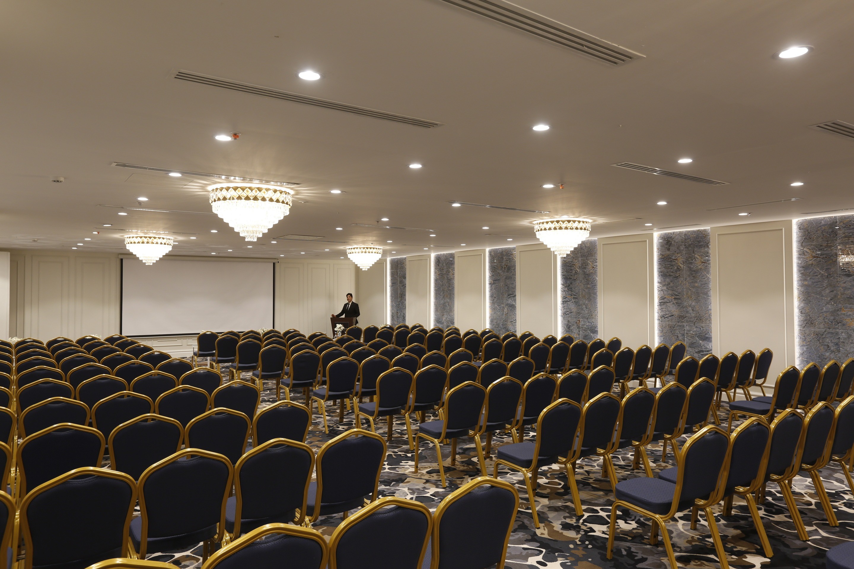 Crystal Ballroom at Cantonal Hotel by Warwick