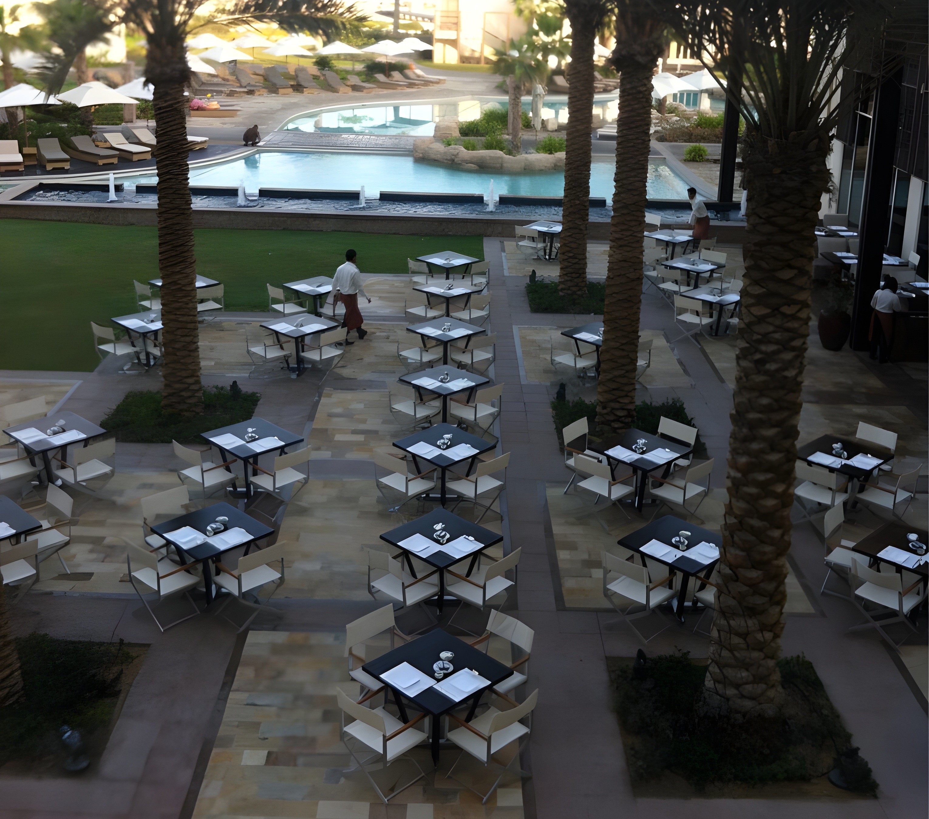 The Cafe Terrace Fountain