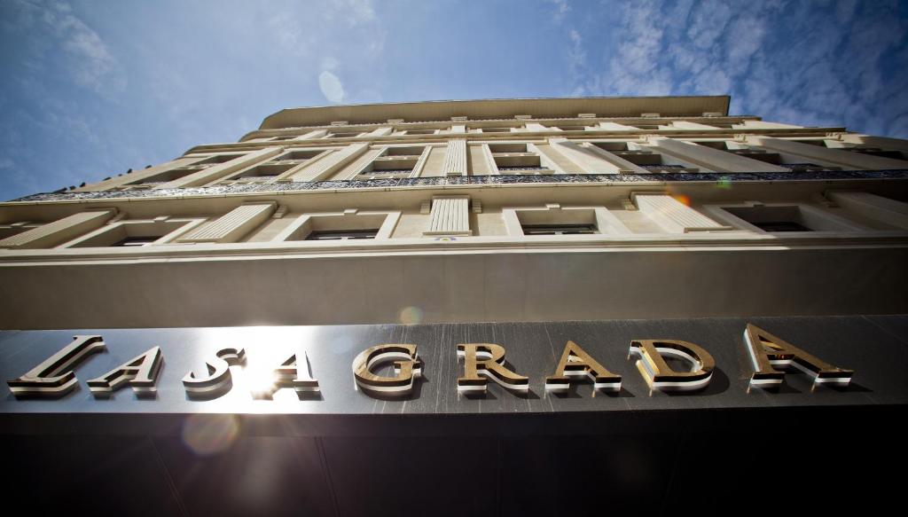 Lasagrada Hotel Istanbul - a large building with a sign on the front of it at Lasagrada Hotel Istanbul in Istanbul