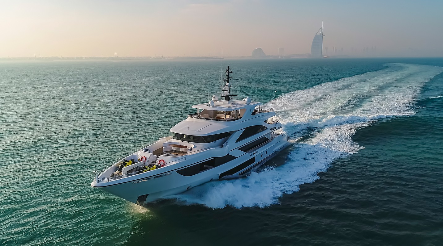 Majesty 140 Gulf Craft  Available Via Yachts  Dubai