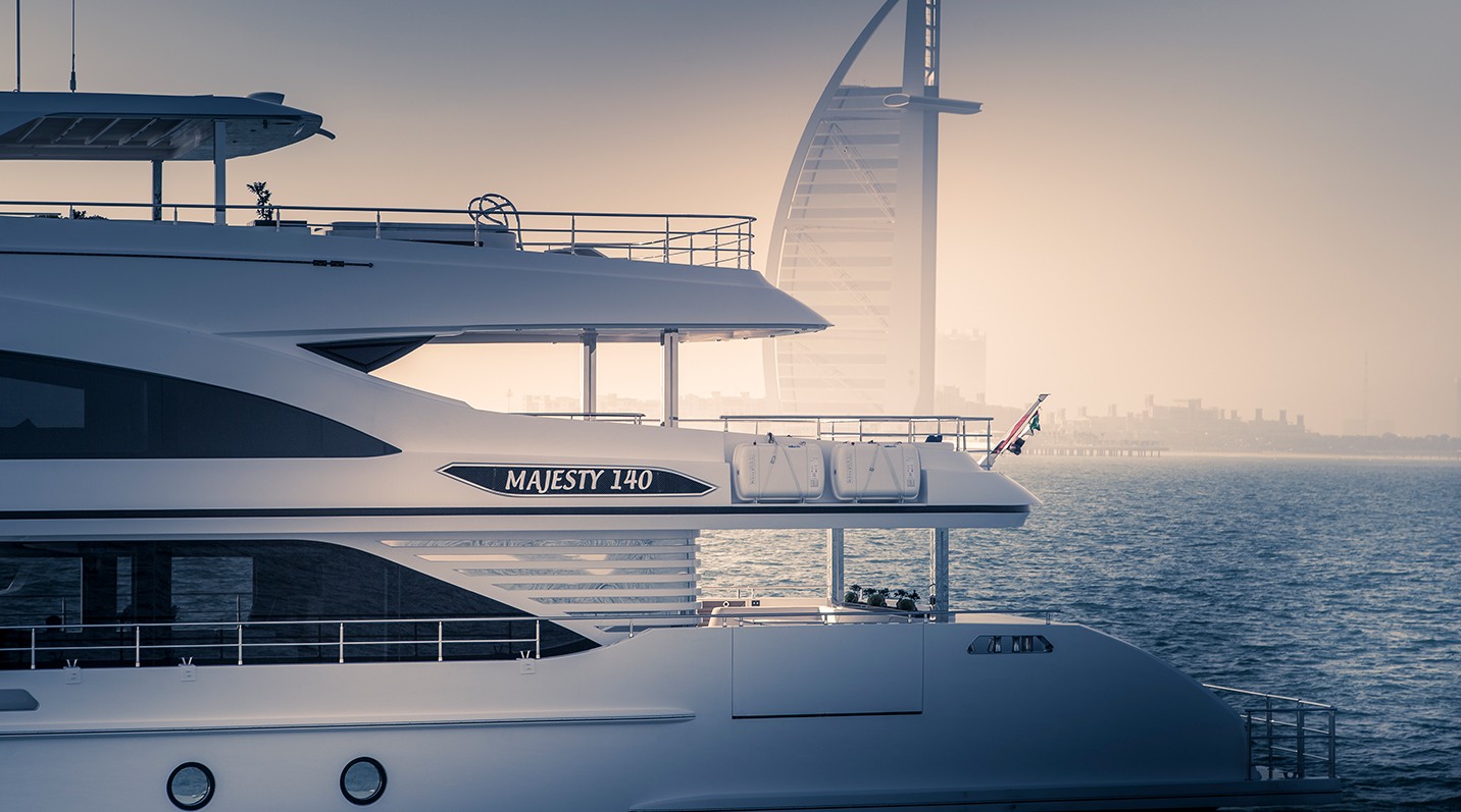 Majesty 140 Gulf Craft  Available Via Yachts  Dubai