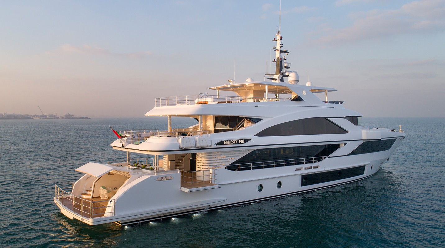 Majesty 140 Gulf Craft  Available Via Yachts  Dubai