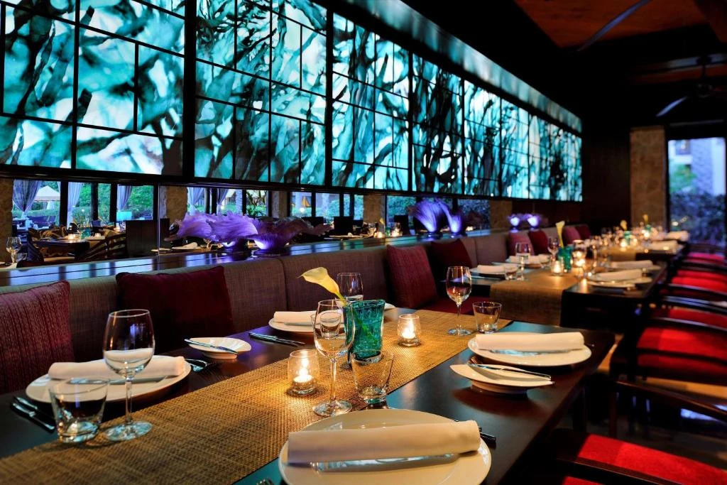 Elegant dining setup at One&Only Royal Mirage, Dubai restaurant.