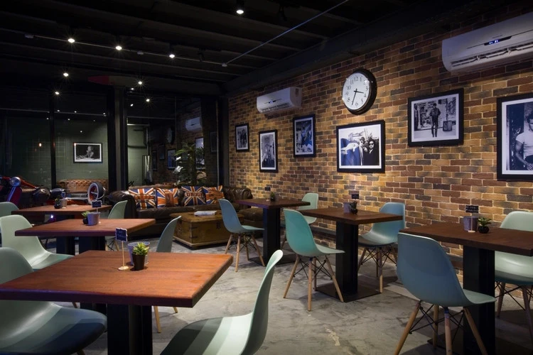Cozy interior of Warehouse Four, Dubai with modern decor and seating.