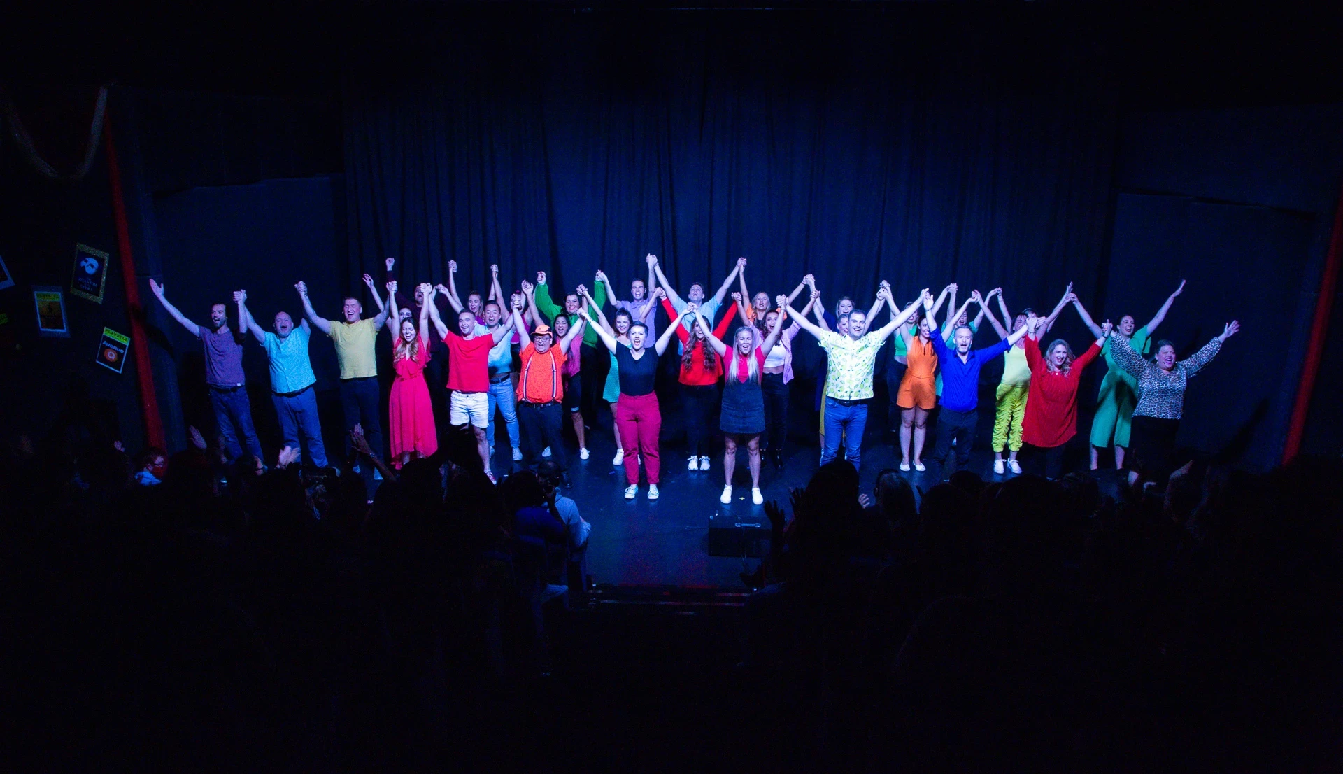 Performers taking a bow at The Junction Dubai stage.