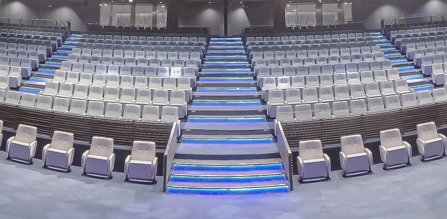 Jafza One Convention Centre auditorium seating, Dubai.