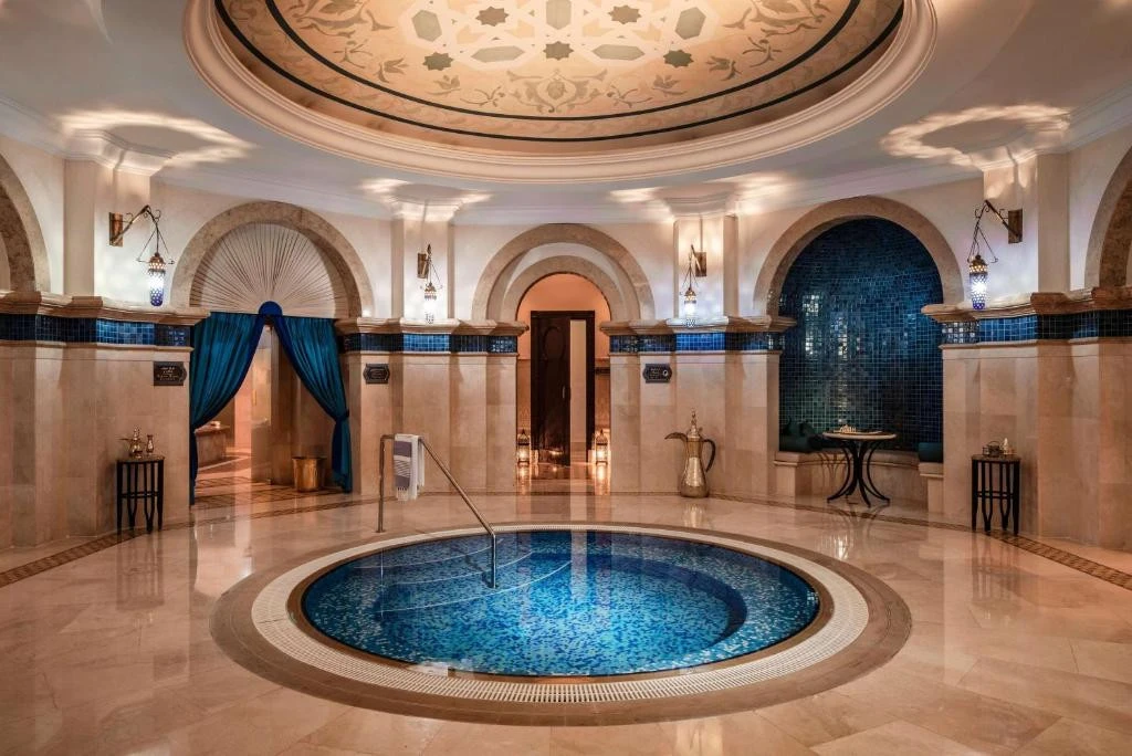 Luxurious spa interior at One&Only Royal Mirage, Dubai.