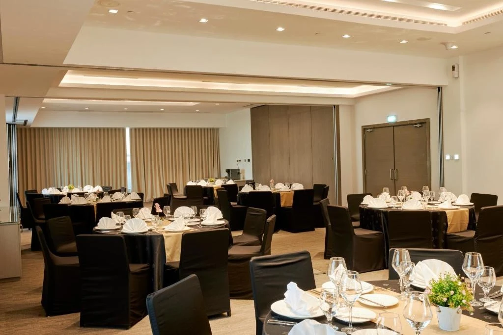 Elegant banquet hall at Citymax Hotel Business Bay, Dubai.