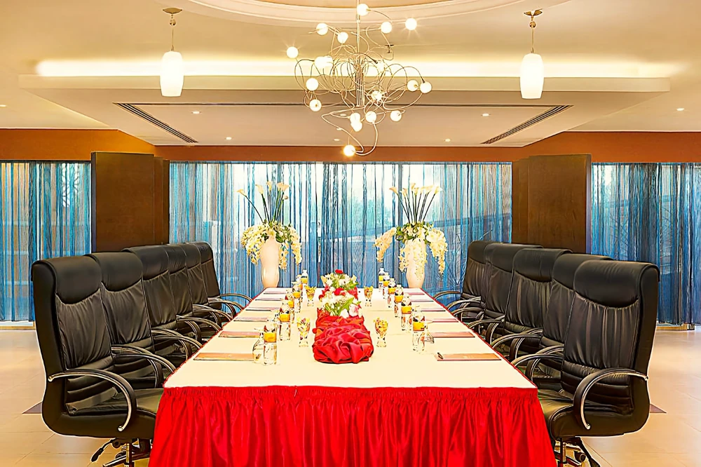 Conference room at All Seasons Hotel Al Ain with elegant decor.
