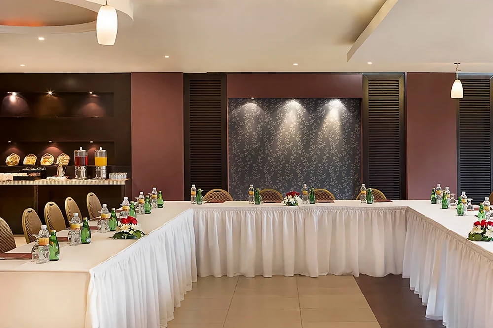 Conference room setup at All Seasons Hotel Al Ain.