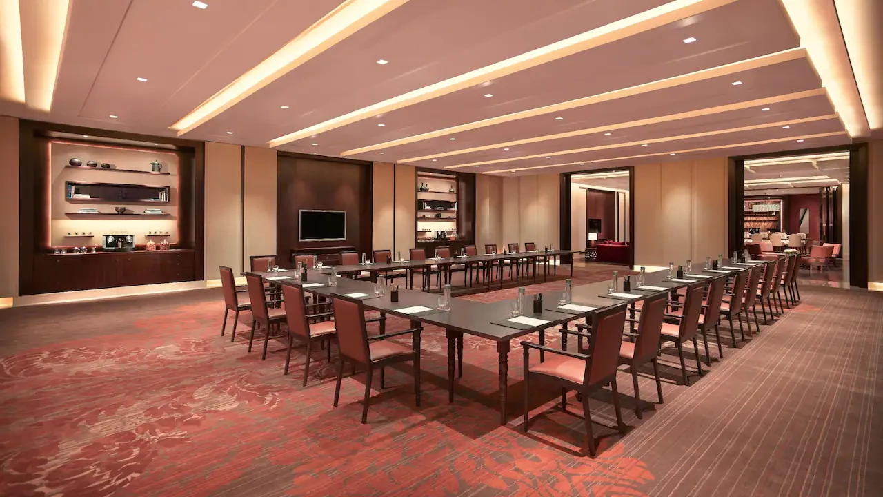 Elegant conference room at Grand Hyatt Dubai Convention Centre.