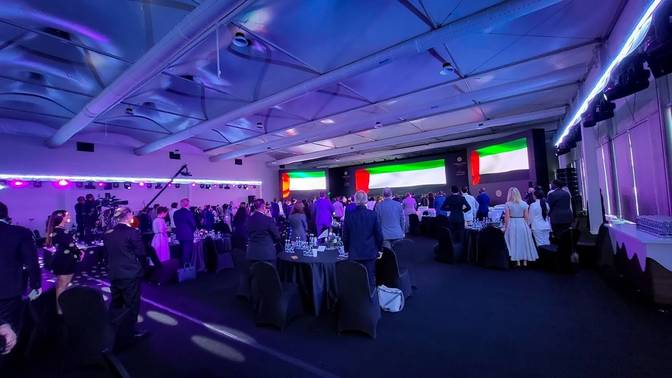 Guests at Al Hamra International Exhibition, Ras Al-Khaimah event.