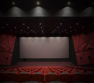 Novo Cinemas Manar Mall theater interior, Ras Al-Khaimah.