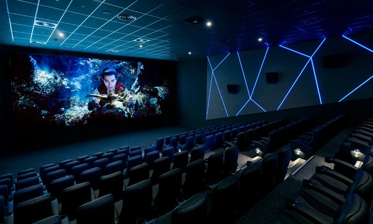 VOX Cinemas Al Hamra Mall, Ras Al-Khaimah, modern theater interior.