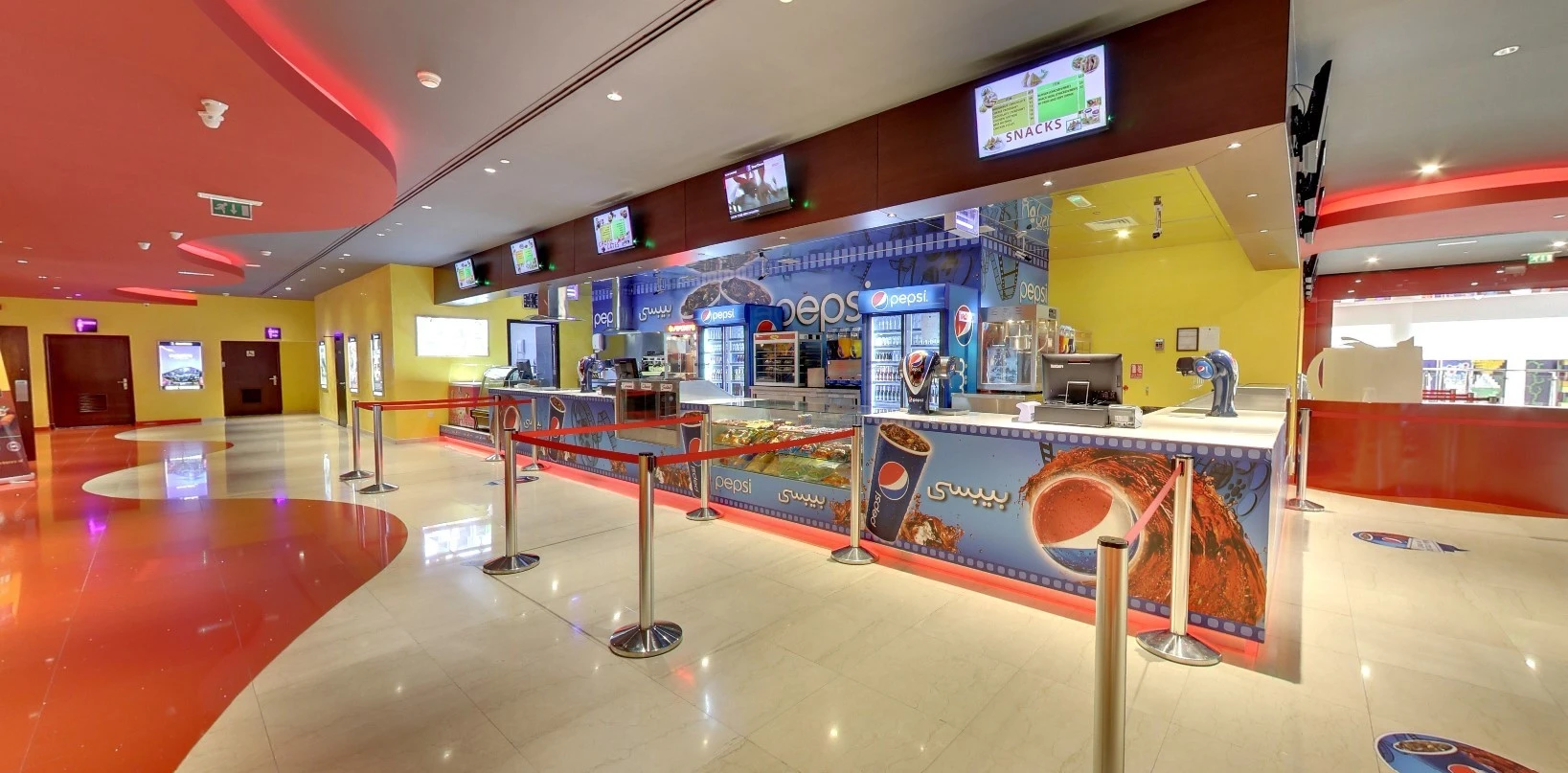 Star Cinema Barari Outlet Mall concession stand, Al Ain.