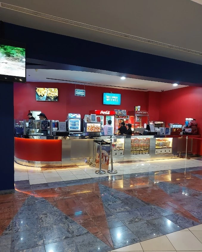 Concession stand at Star Cinemas Al Ain Mall, Al Ain.