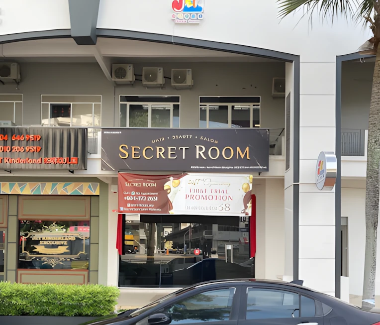 Entrance of Secret Room Downtown Dubai venue.