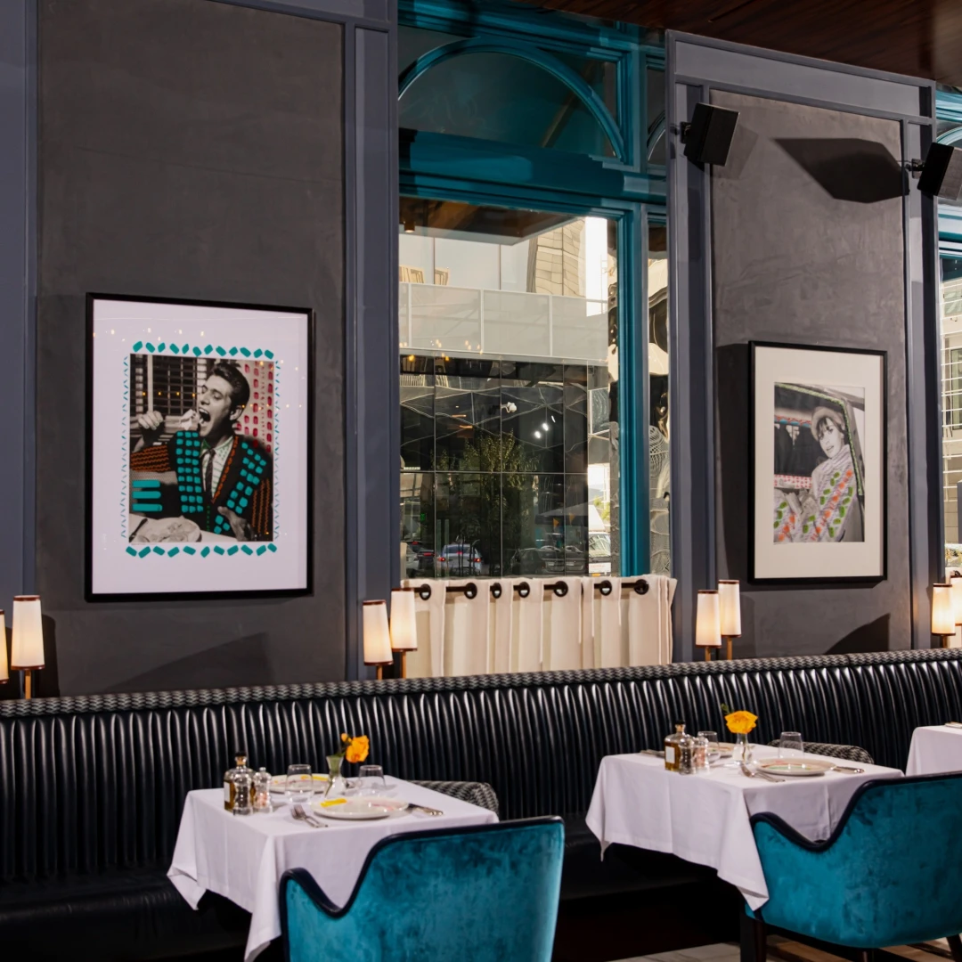 Il Baretto Restaurant Riyadh interior with elegant dining setup.