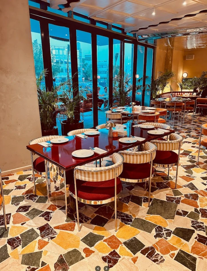 Elegant dining area at PUBLIC Restaurant Riyadh As Sulimaniyah.