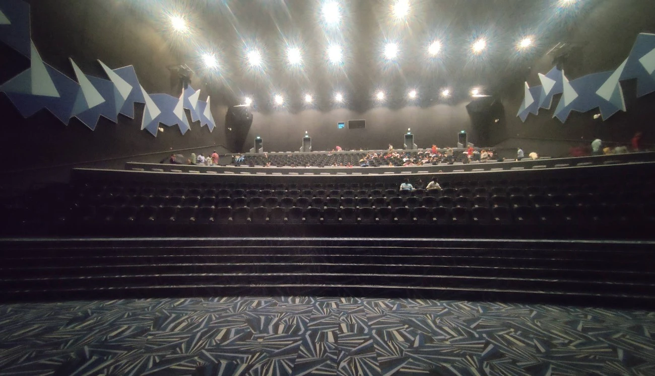 Novo Cinemas auditorium with seating, Al Rayyan, Qatar.