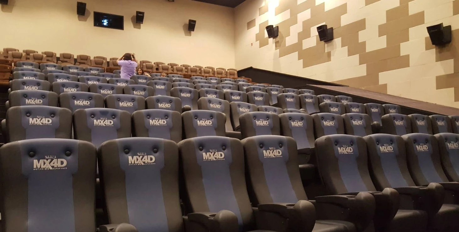 MX4D theater seating at Novo Cinemas Mall of Qatar, Al Rayyan.
