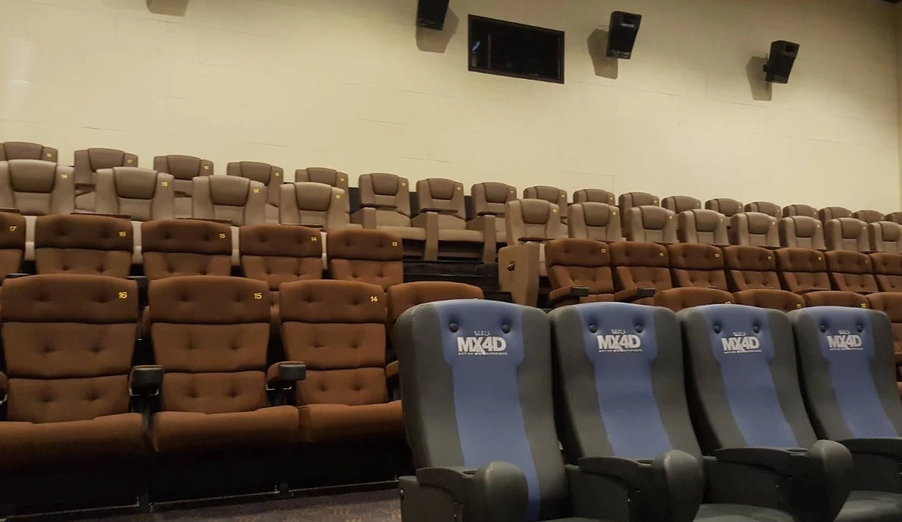 MX4D seating at Novo Cinemas Mall of Qatar, Al Rayyan.
