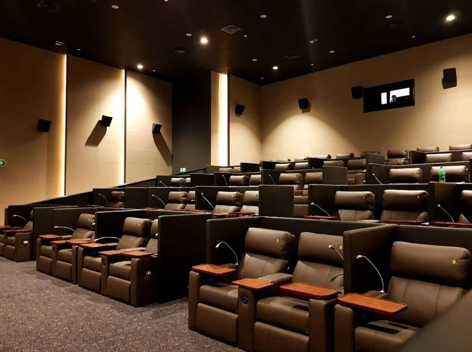 Luxurious seating at Novo Cinemas 01 Mall Doha auditorium.
