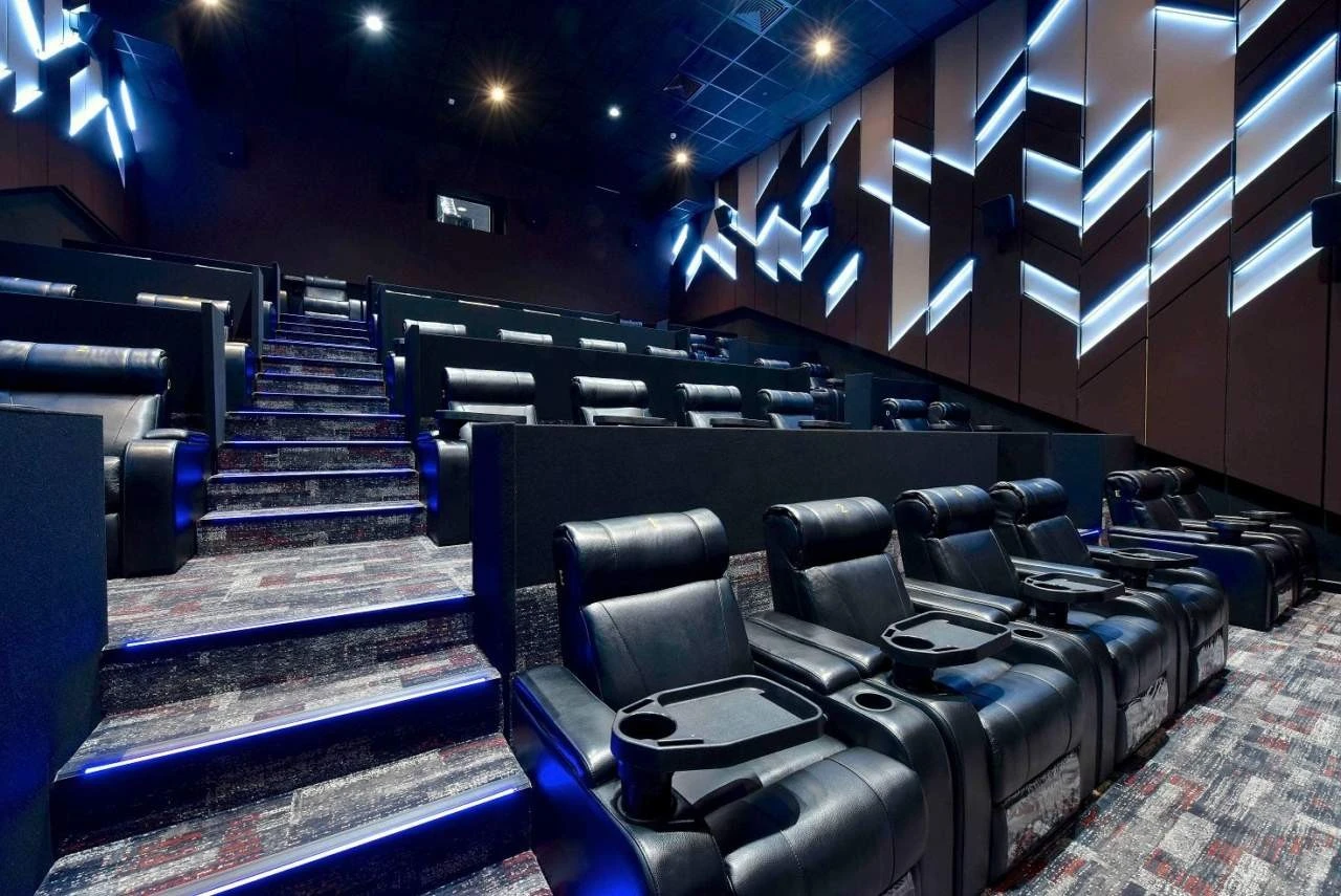 Luxurious seating inside Oasis Mall Cinema Juffair, Manama.