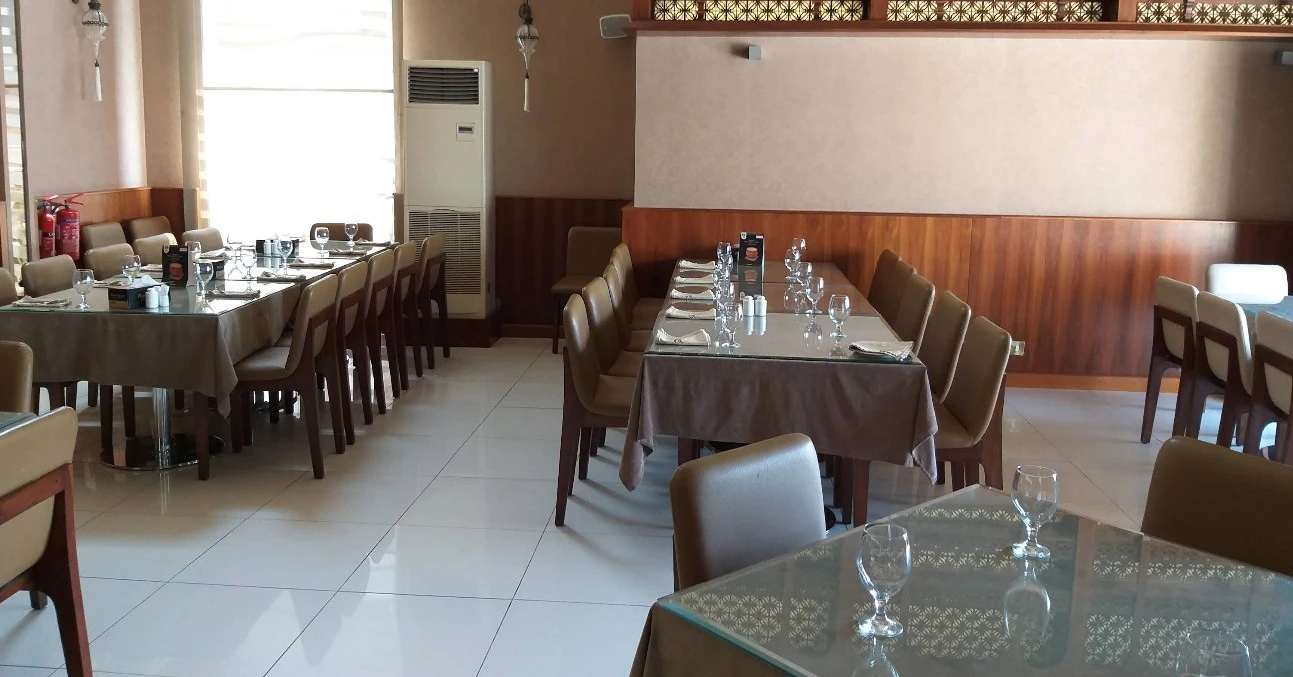 Elegant dining area at Nayaab Haandi Pakistani Restaurant, Dubai.
