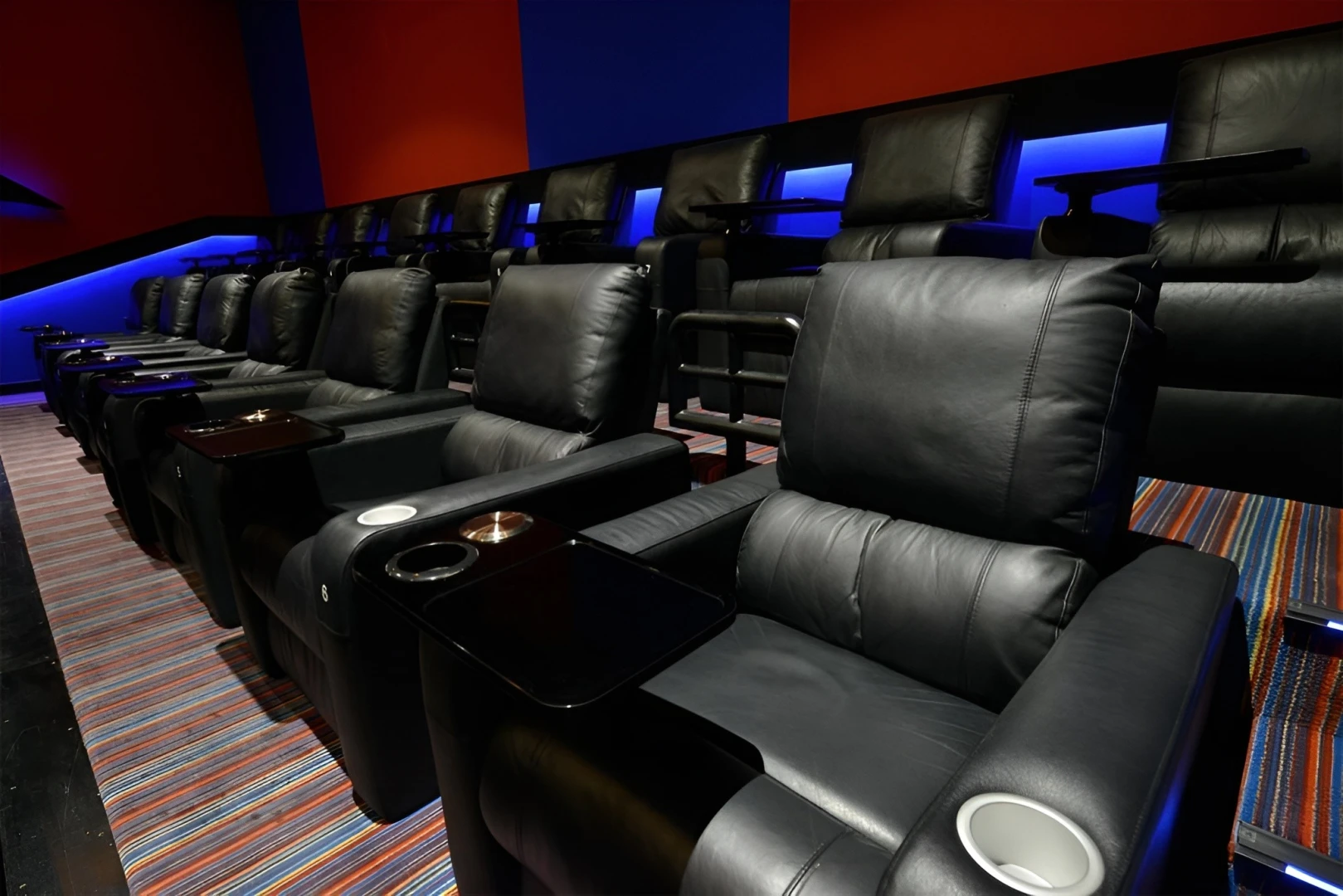 Luxury seating at Wadi Al Sail Cinema Cineco, Manama.