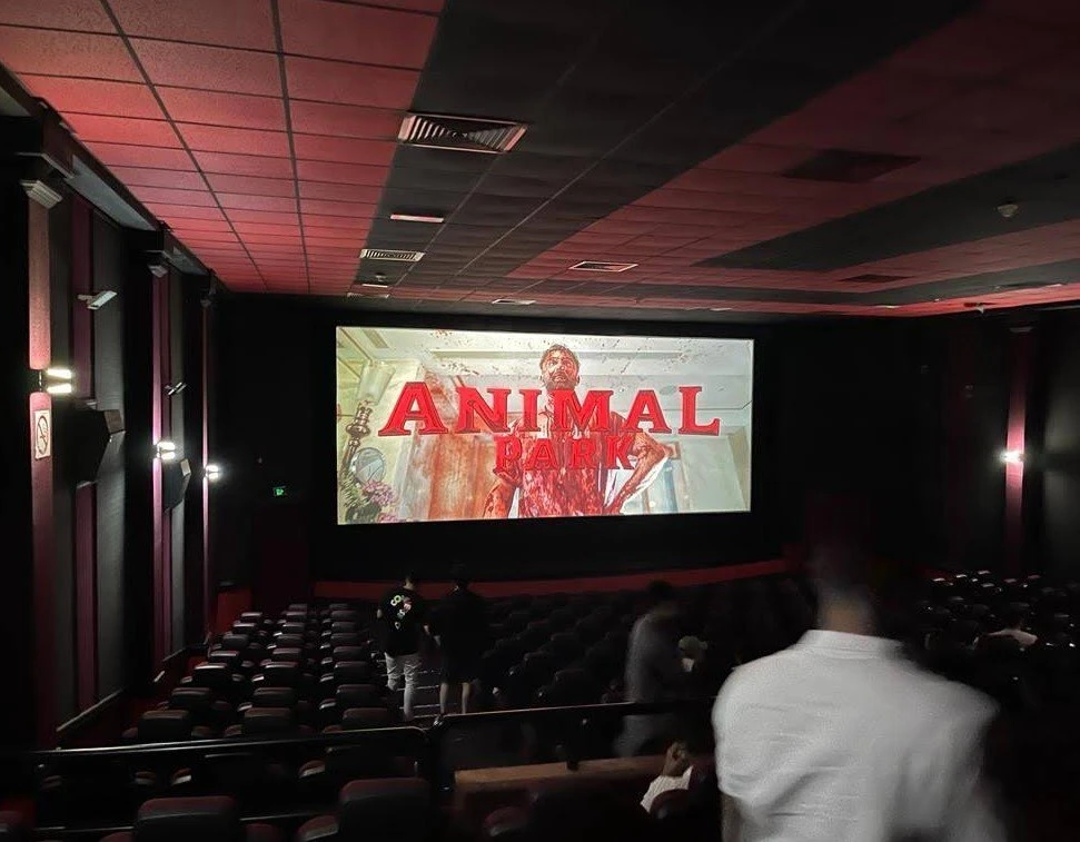 Gulf Cinema Ras Al Khaimah showing Animal Park movie.