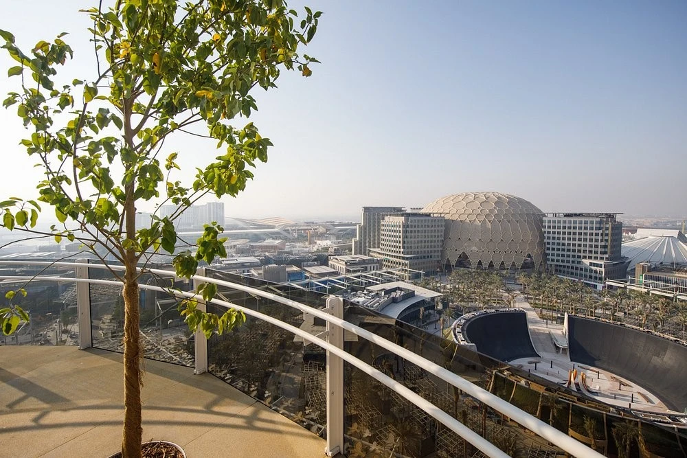 Garden in the Sky view at Expo City Dubai.