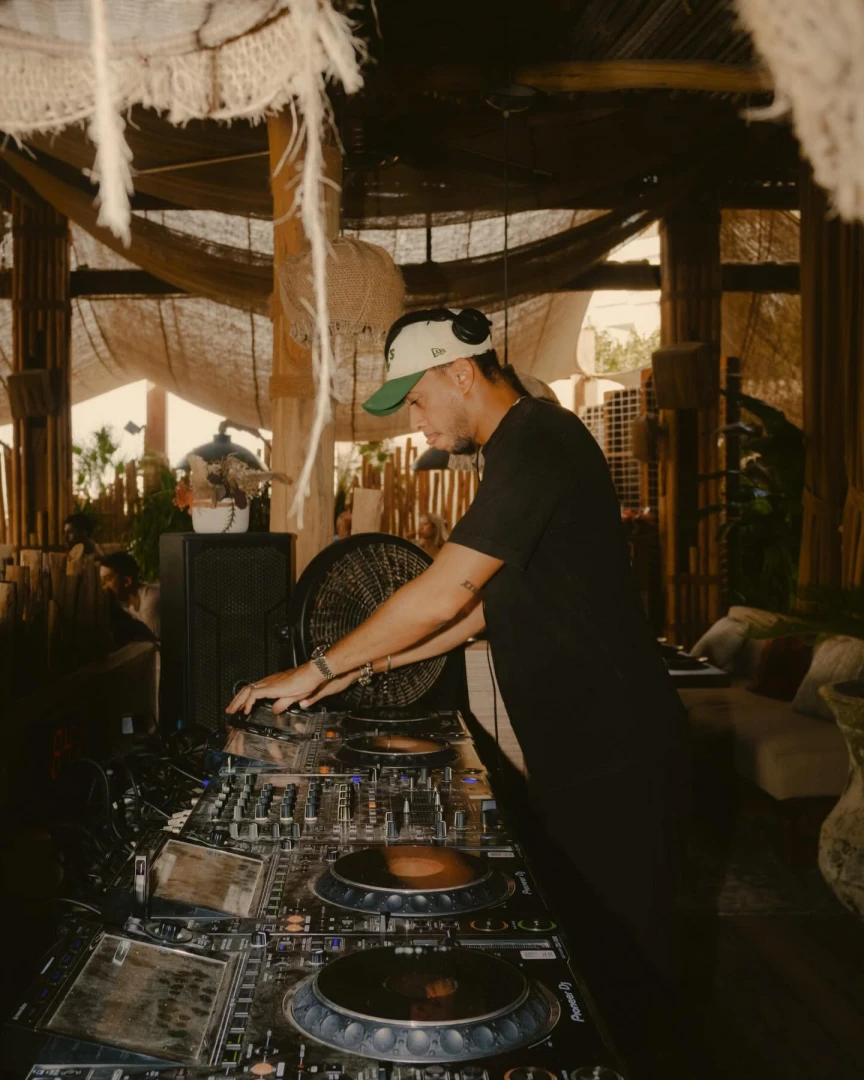 DJ performing at Casa Amor Dubai event venue.