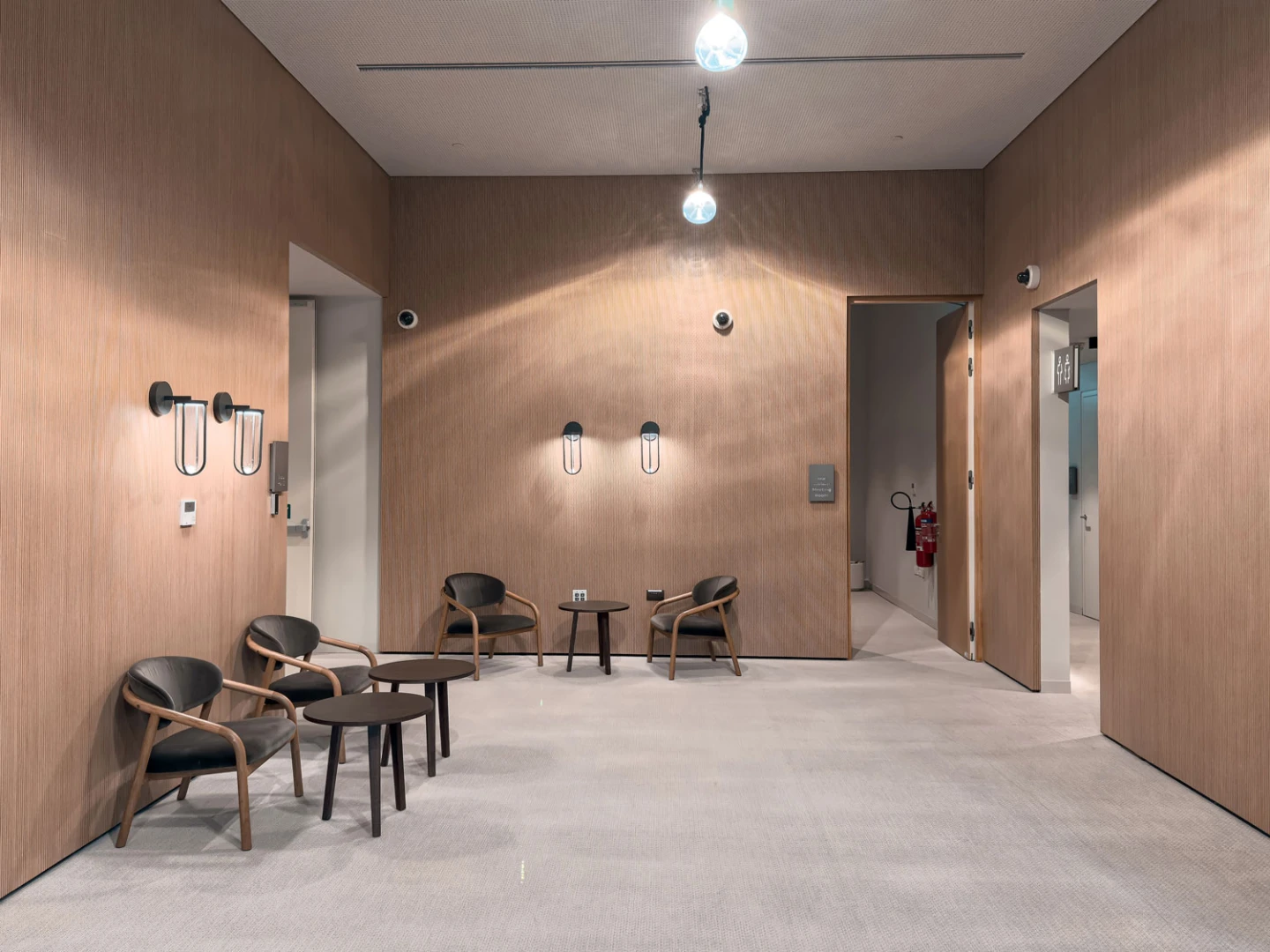 Modern interior of Connect Conference Centre Expo City Dubai.