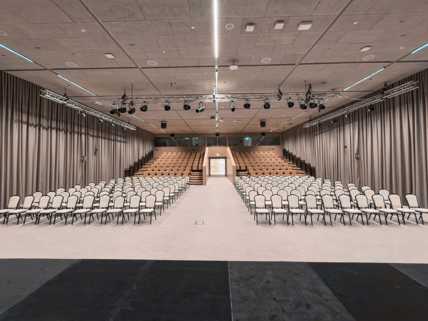 Spacious auditorium at Connect Conference Centre Expo City Dubai.