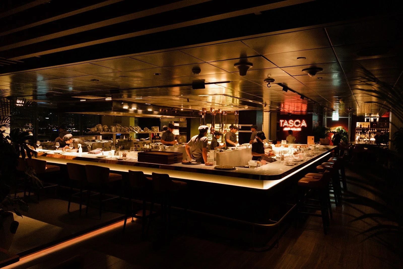 Tasca by Jose Avillez interior, elegant dining space, Dubai venue.