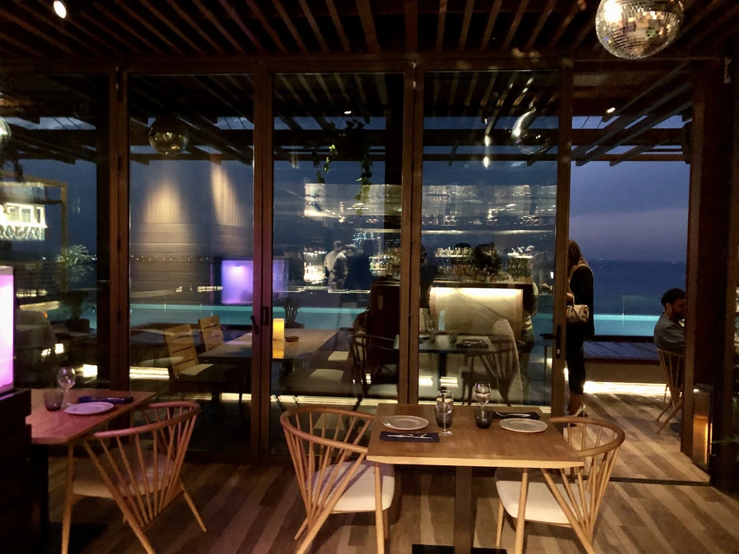 Elegant dining area at Tasca by Jose Avillez, Dubai.