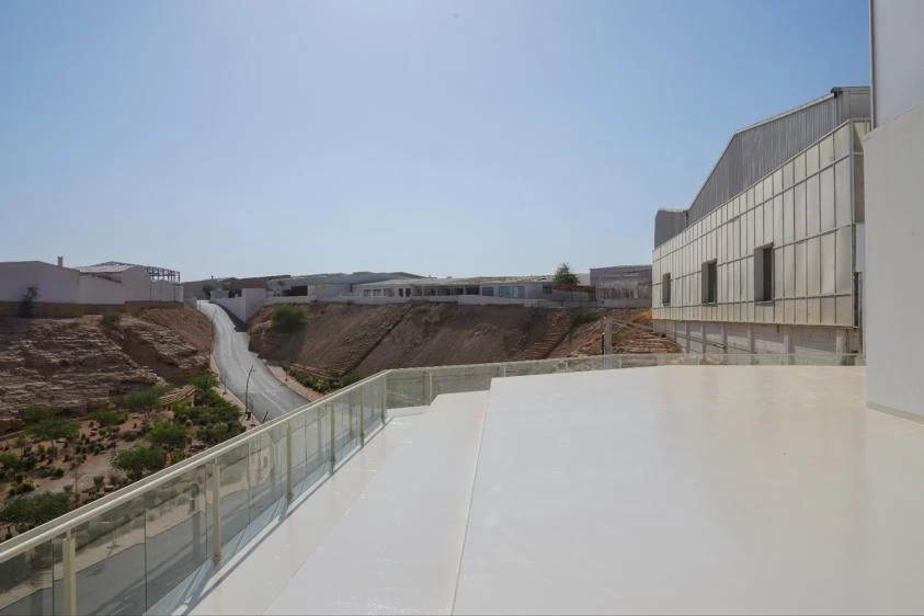 Jax District Riyadh exterior with modern architecture, Dubai venue space