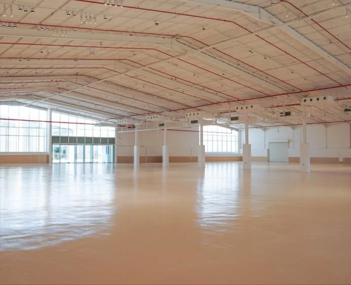 Spacious interior of Jax District Riyadh venue in Dubai.
