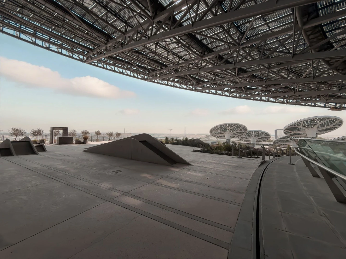Modern architectural exterior at Terra, Expo City Dubai, Dubai, UAE