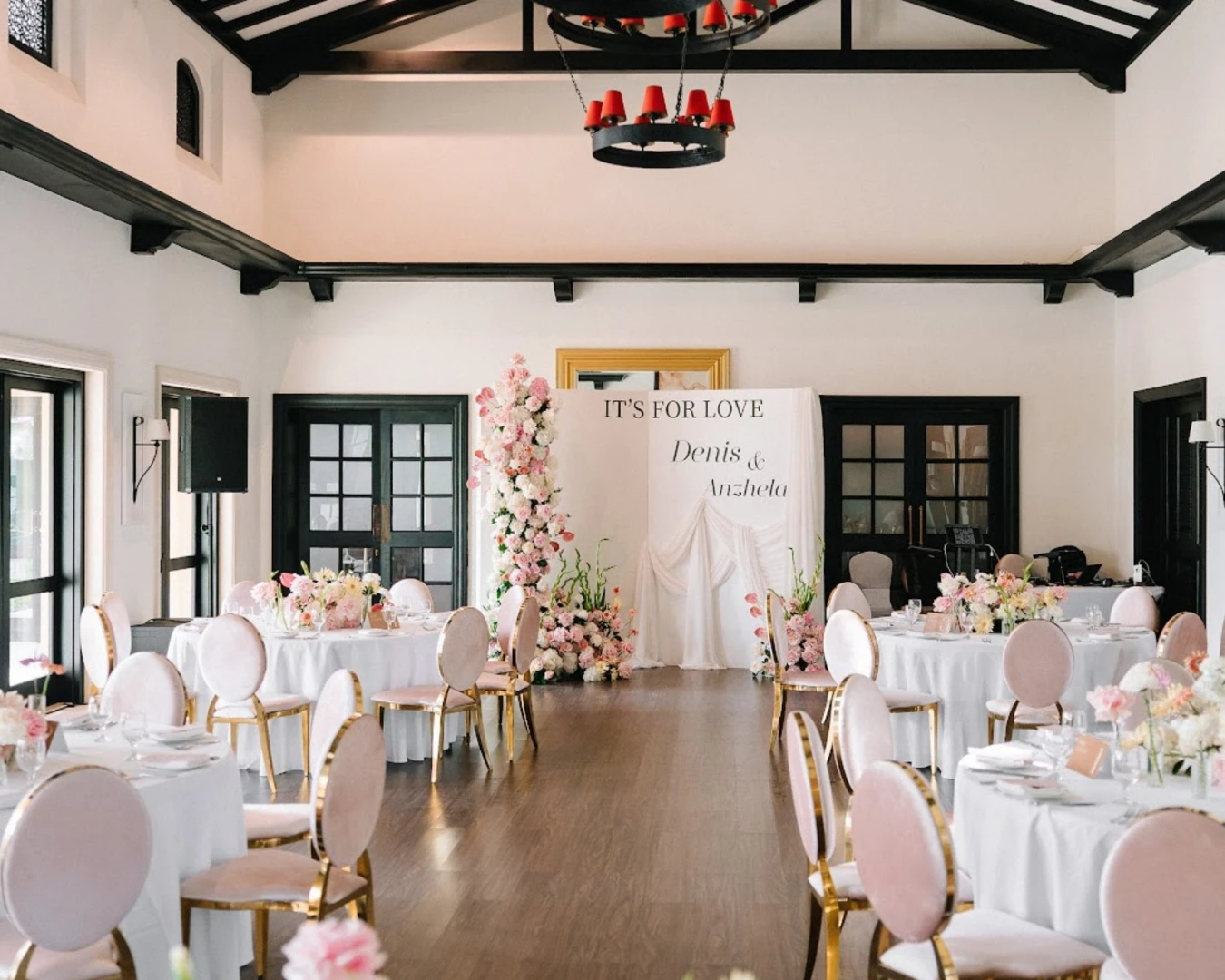 Elegant wedding setup at Dubai Polo & Equestrian Club, Dubai, UAE.