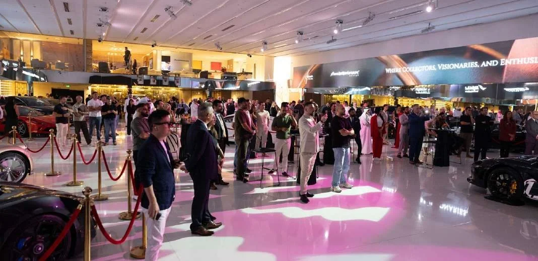 Guests gathered at Aureum Club, Dubai, UAE for an event.