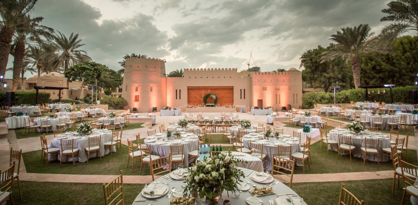 Outdoor Wedding Venues in Abu Dhabi
